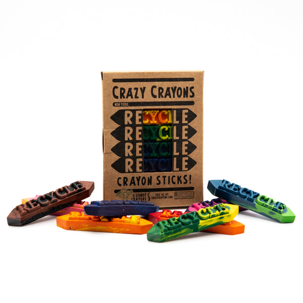 Recycled Crazy Crayons