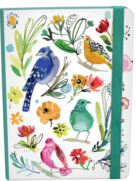 Roger la Borde Hard-Covered Notebook, Bird Life