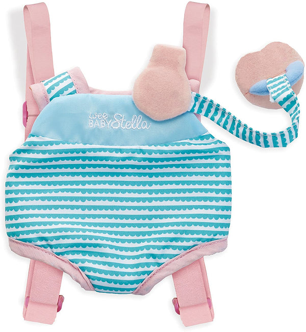 Manhattan Toy Wee Baby Stella Travel Time Carrier Set Soft Baby Doll Accessory for 12" Dolls
