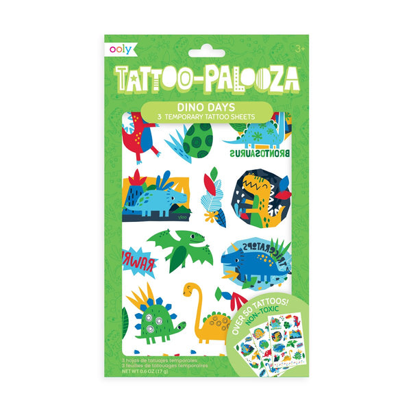 Tattoo-Palooza Temporary Tattoos - 3 Tattoo sheets per package