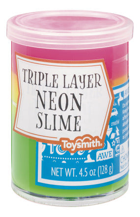Toysmith Triple Layer Neon Slime