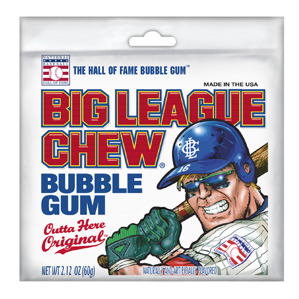 Big League Chew Bubble Gum (60g)