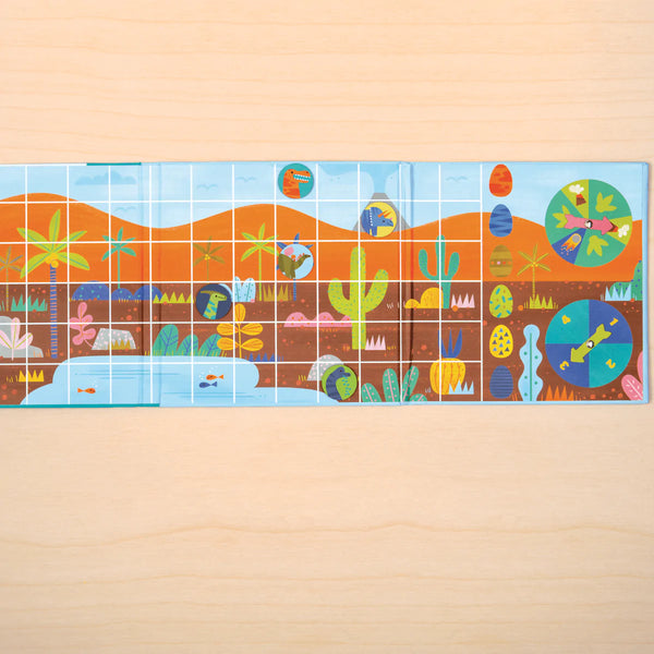 Mudpuppy Magnetic Board Game | Let’s Go Dinos!