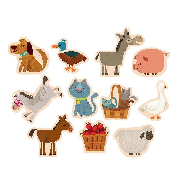 On the Farm Wooden Magnetic Set by Mudpuppy