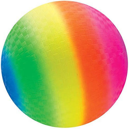 Schylling Rainbow Playground Ball 13"