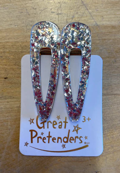 Great Pretenders Boutique Gel Sparkle Hair Clips