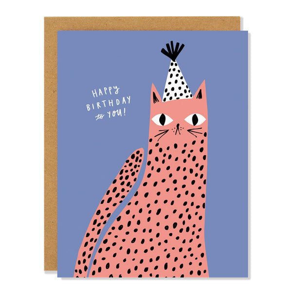 Spotted Cat Happy Birthday To You Badger and Burke Card