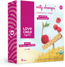 Love Child Organics Oaty Chomps, Oat Bars