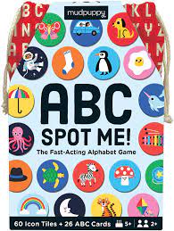 Mudpuppy ABC Spot Me! The Fast Acting Alphabet Game