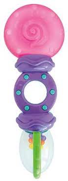 BRIGHT STARTS Pink Rattle and Teether
