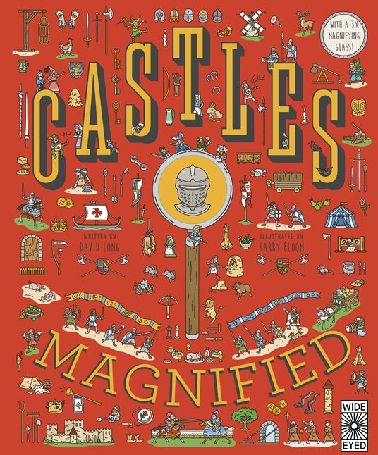 Castles Magnified with a 3x Magnifying Glass by David Long
