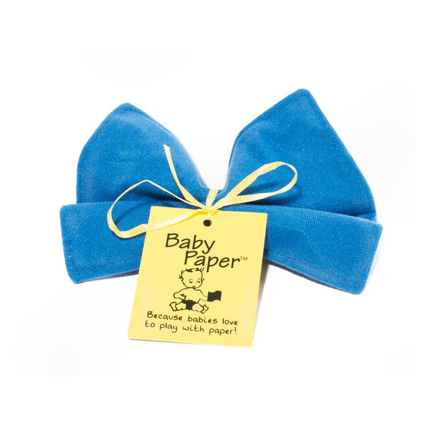 Baby Paper | Crinkle Teether & Sensory Toy | Blue