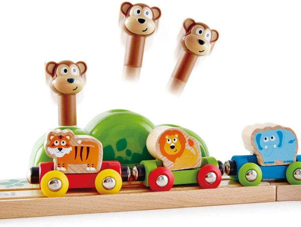 Hape Music and Monkeys Railway Set