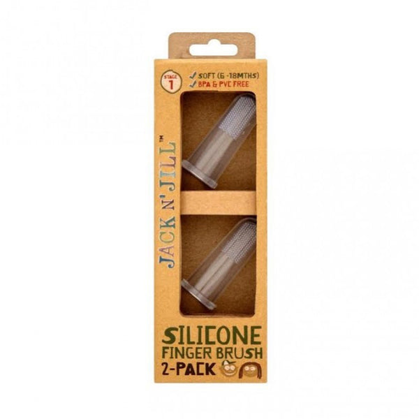 Jack and Jill Silicone Finger toothbrush
