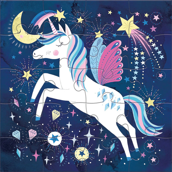Mudpuppy Magnetic Puzzles - Magical Unicorn