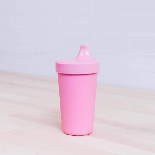 RePlay Recycled 3 Plastic No Spill PINKS Sippy Cups w Valves 10oz