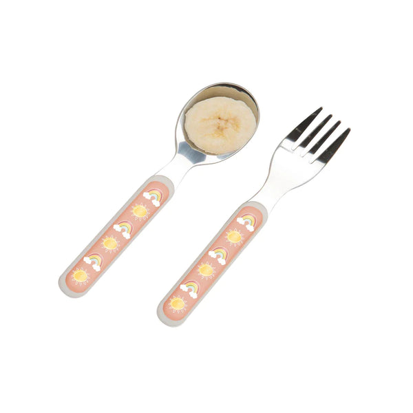Sugarbooger Silverware in Case | Rainbows & Sunshine