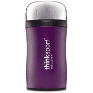 Thinksport Insulated Food Container with Spork | 17 ounces | Purple