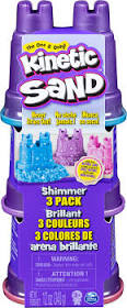 Kinetic Sand 3 pack Shimmer