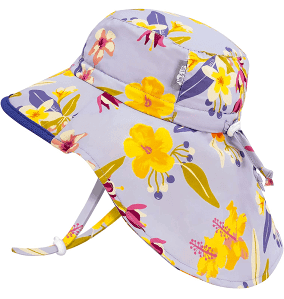 Jan and Jul Gro-With-Me Sun Hat  | Tropical Bloom