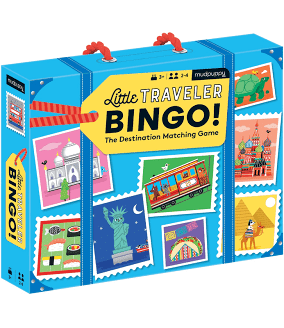 Mudpuppy Little Traveler Bingo - The Destination Matching Game