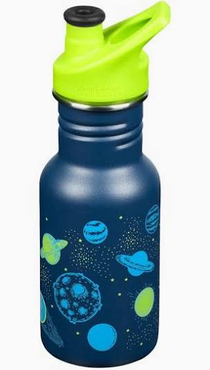 Klean Kanteen Brushed Stainless Insulated Sport Kids Water Bottle 12oz