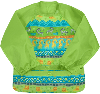 Green Sprouts Easy-wear Long Sleeve Bib 12-24 MONTHS