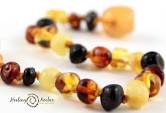 Healing Amber Teething Necklace / Small 11 inches