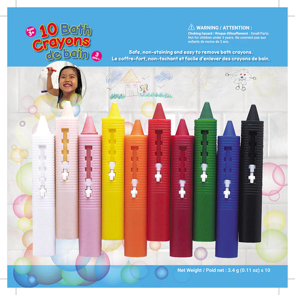 Bath Crayons, set of 10