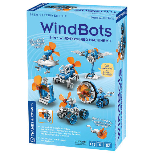 Windbots: 6-in-1 Wind-Powered Machine Kit