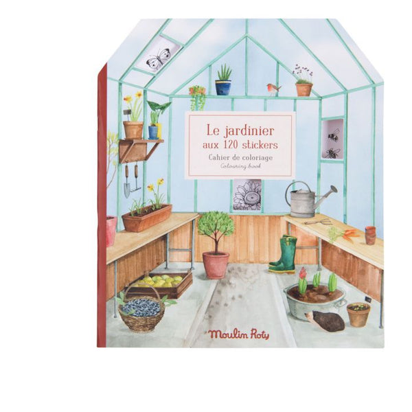 Moulin Roty - The Gardener, Sticker Book