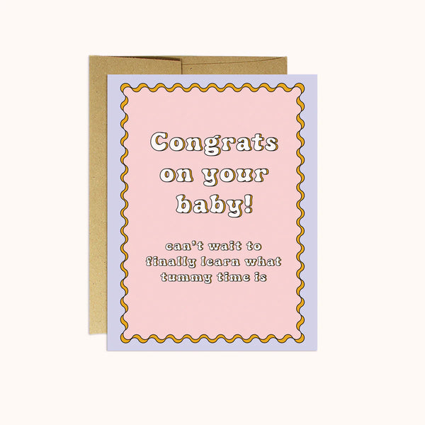 Congrats on your baby! Can't wait to finally learn what tummy time is